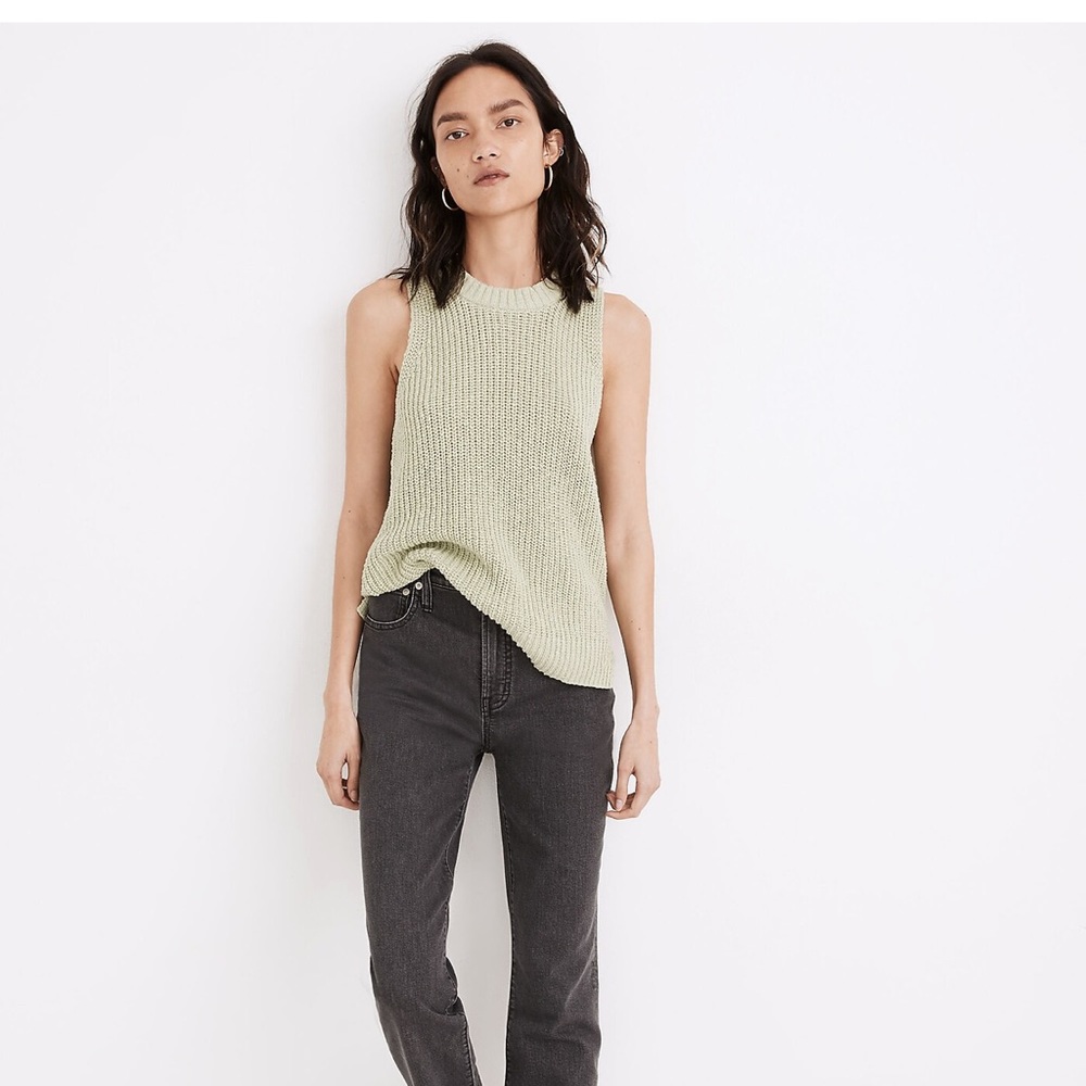 NWOT Madewell Shaker Sweater Tank, Small